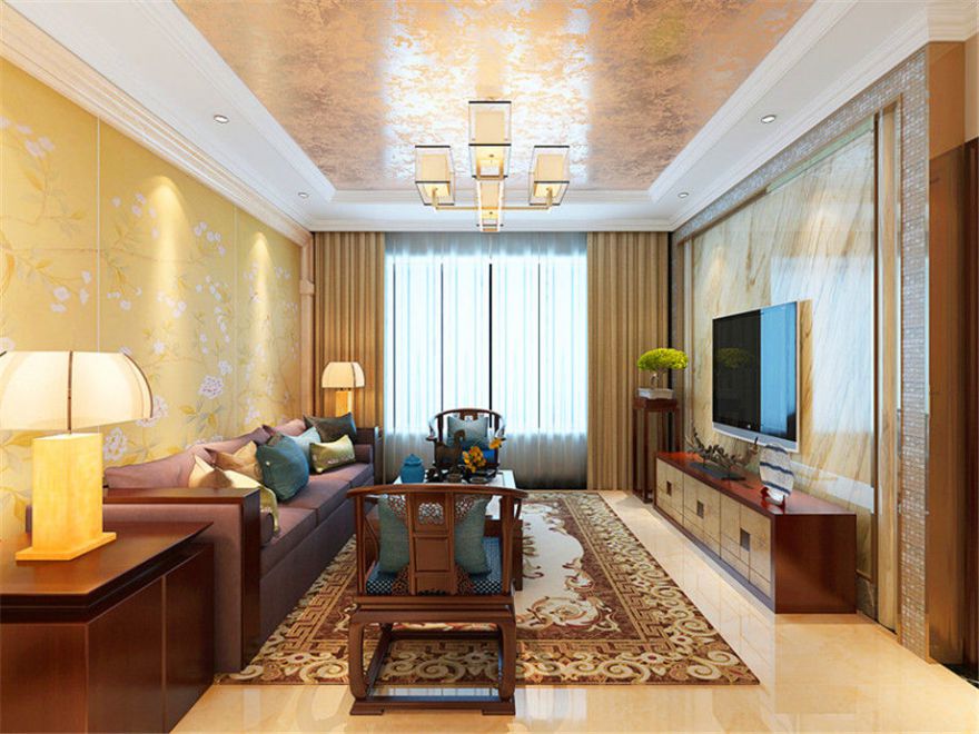 邯鄲裝修案例中式新160